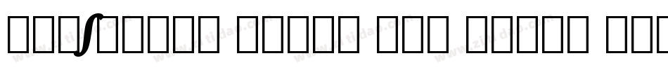 Bitstream Iowan Old Style Black Italic BT字体转换